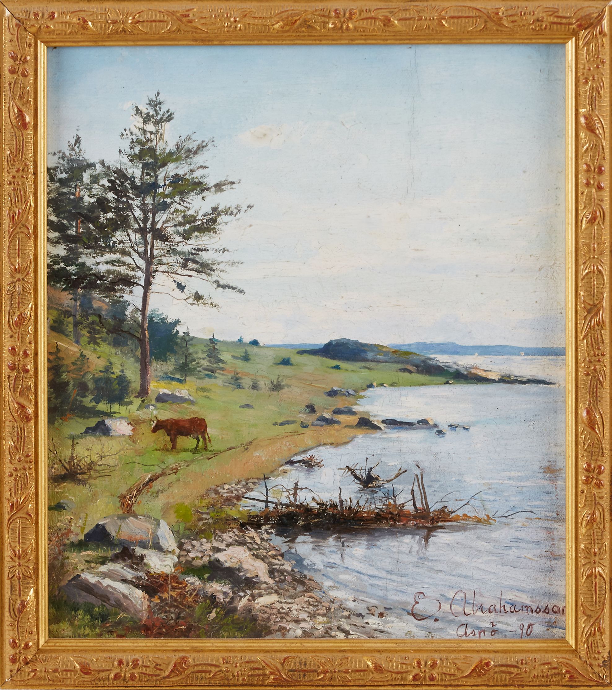 Erik Abrahamsson oljemålning