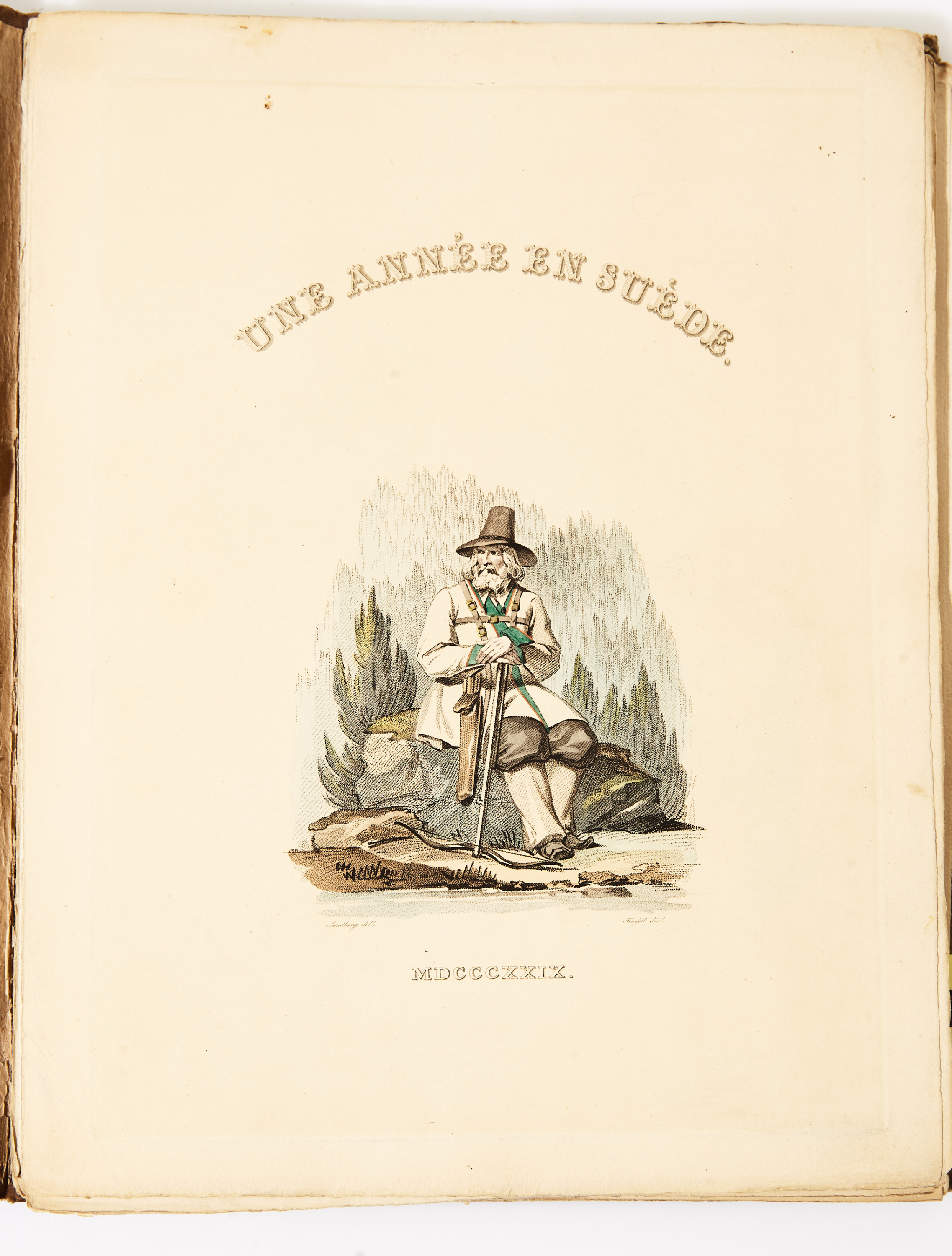 Swedish folk costumes 1836