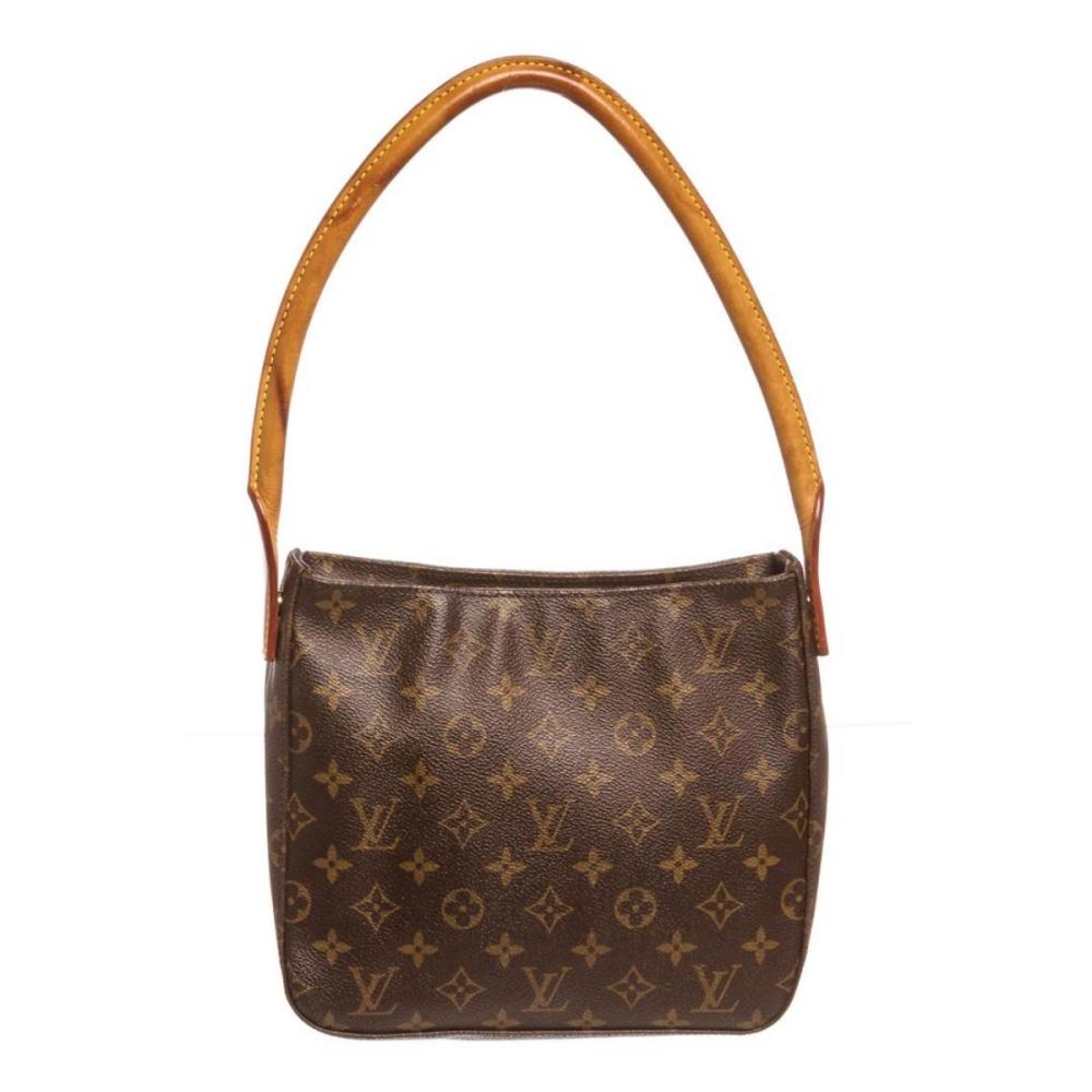 Louis Vuitton Monogram Canvas Leather Looping MM Shoulder Bag