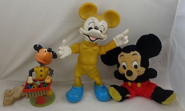 Walt Disney Production Mickey Mouse Plastic