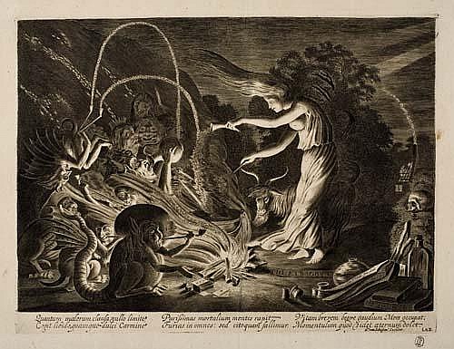 JAN VAN DE VELDE II The Sorceress.
