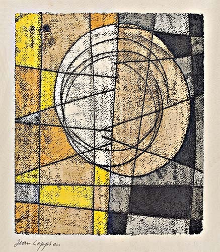 JEAN LEPPIEN Untitled (Abstract Composition).