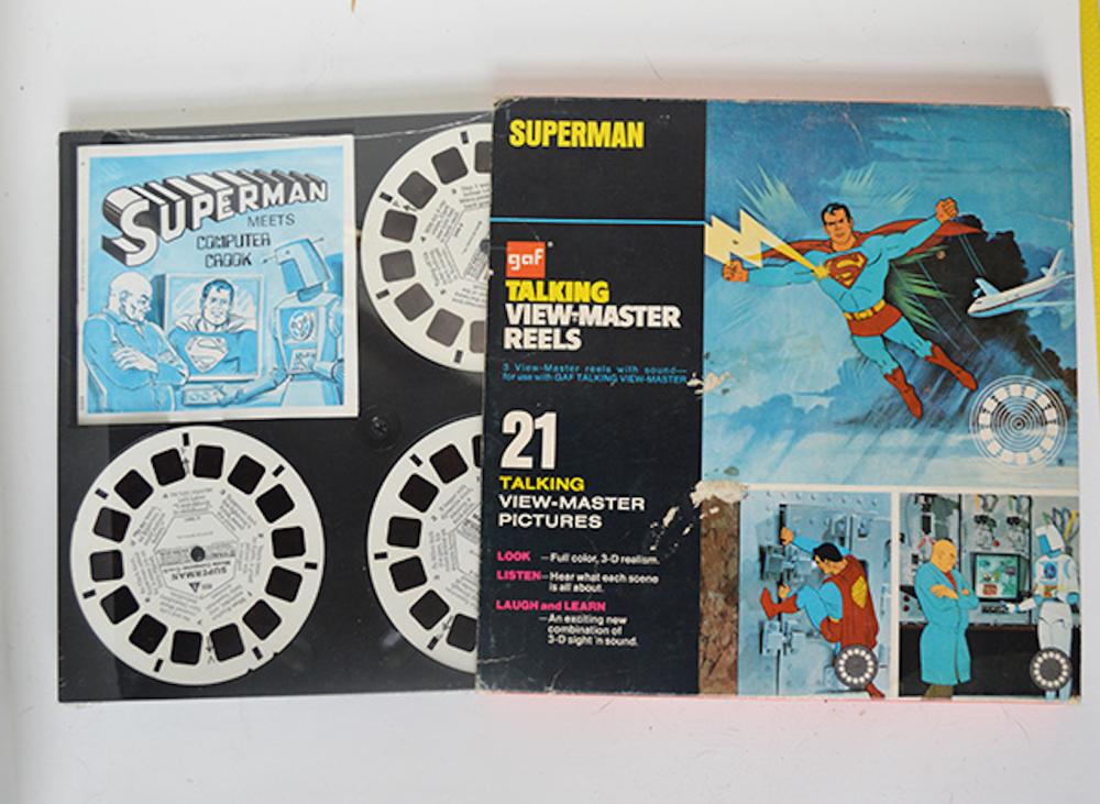 VINTANGE SUPERMAN "TALKING VIEW-MASTER REELS"