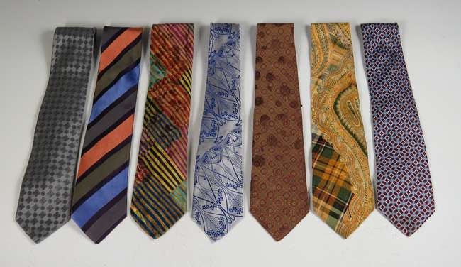 A large quantity of ties