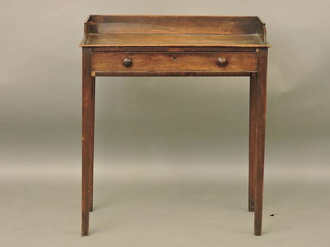 A 19th century mahogany washstand
