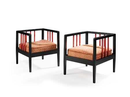 Francis JOURDAIN (attribué à) Paire de fauteuils à structure