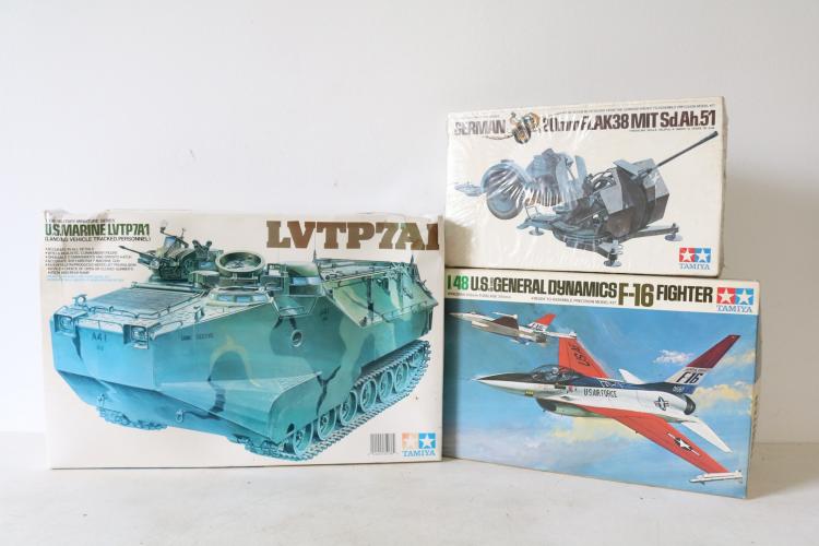 Lot of 3 Tamiya Model Kits
