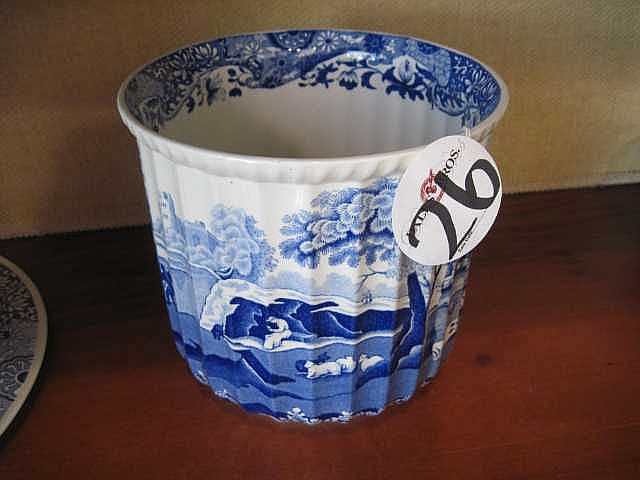 Spode Blue Italian Planter