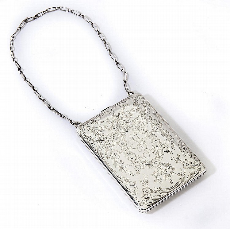 Webster Company Sterling Coin Compact Case