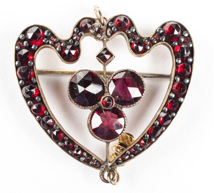 Victorian Garnet Pin/Pendant