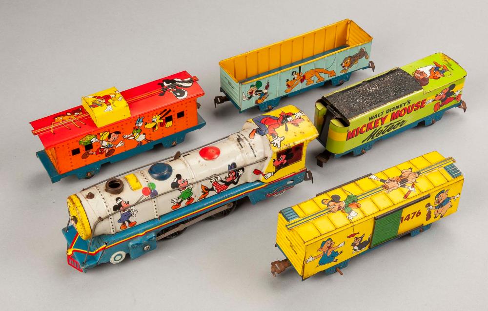 Mar Lines Mickey Mouse Meteor Wind Up Train