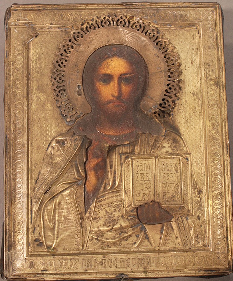 19TH CENTURY ANTIQUE ICON.