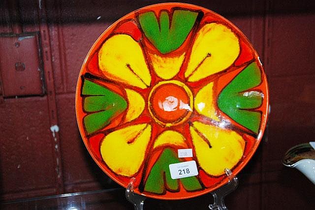 Poole pottery Delphis pattern dish