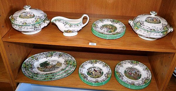 Copeland Spode dinner service 'Spode's Byron'
