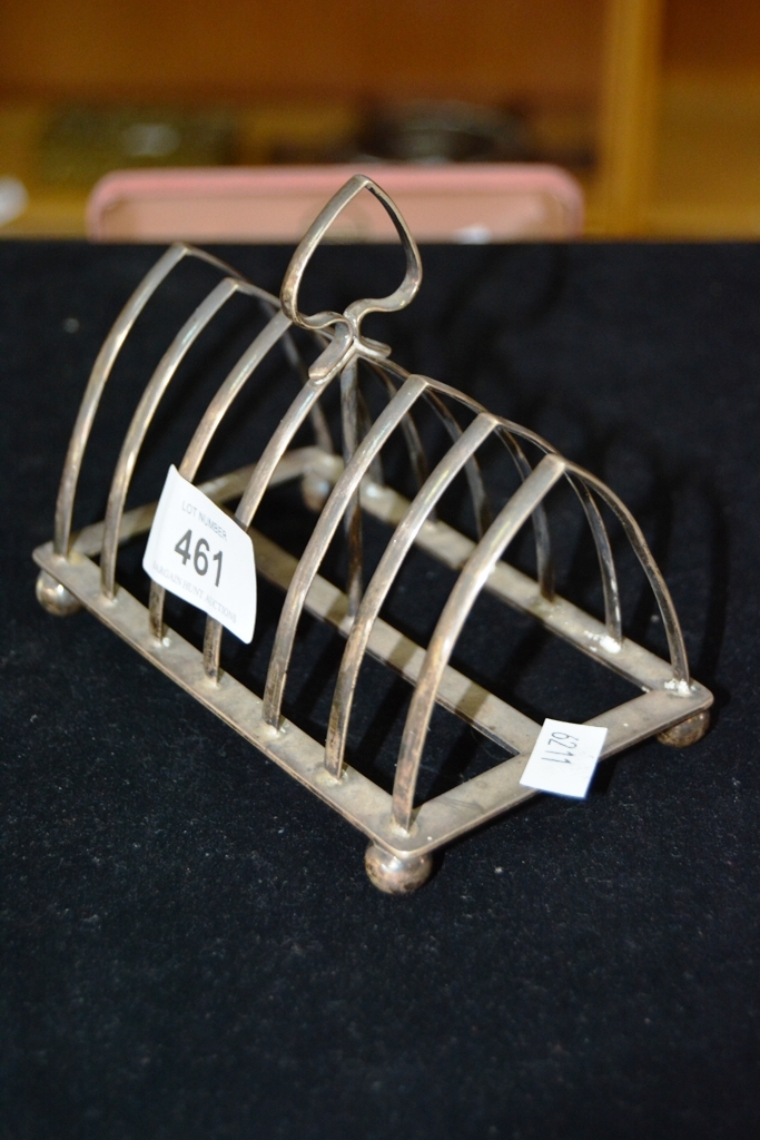 Sterling silver toast rack