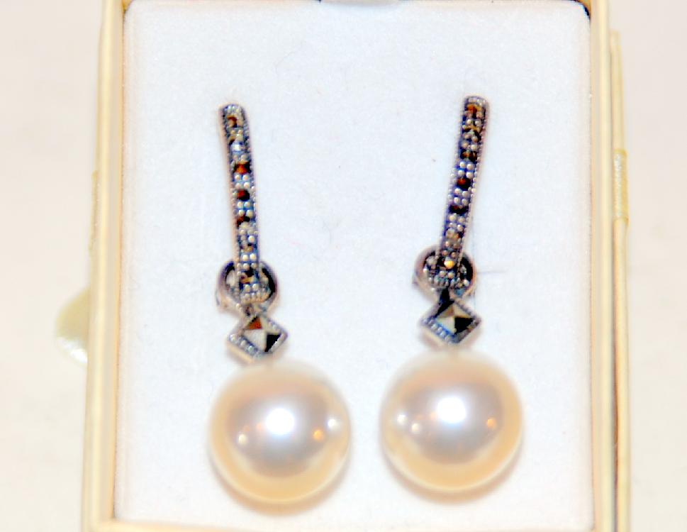 Sterling Judith Jack earrings