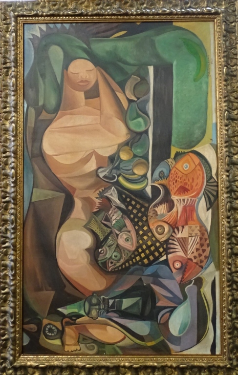 ATTRIBUTED EMILIANO DI CAVACANTI OIL / CANVAS