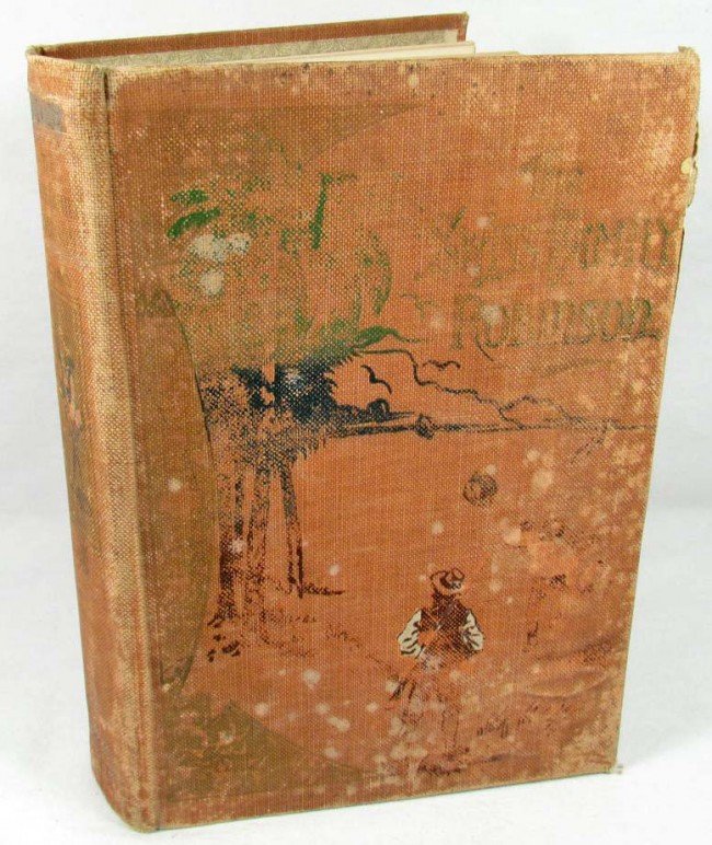 1897 "swiss family robinson" hardcover book - 1st