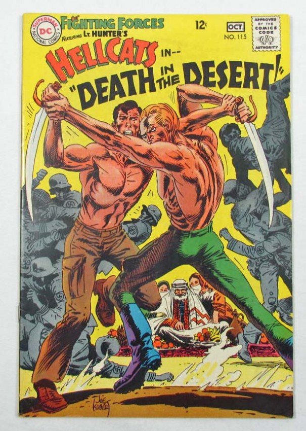 Vintage hellcats our fighting forces dc comic book
