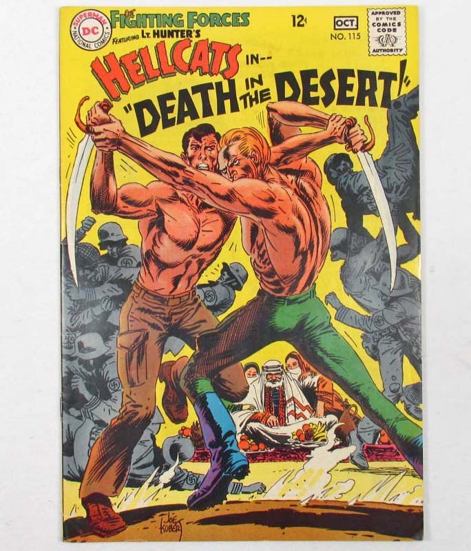 Vintage hellcats our fighting forces dc comic book