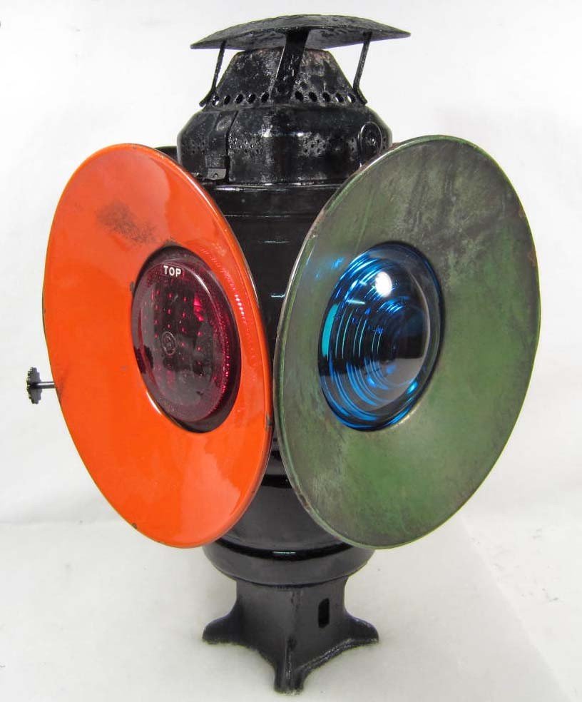 Vintage adlake railroad switch lamp