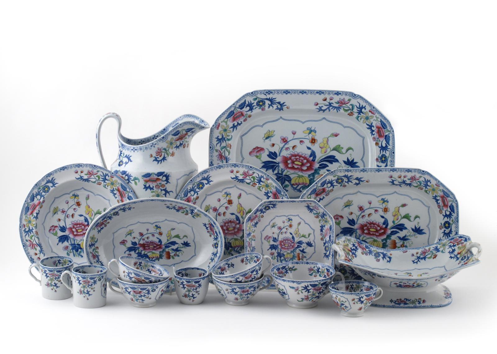 A large Spode stone china part service c.1815-20