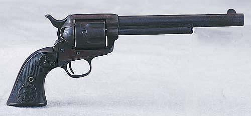 Colt 44 caliber single-action army revolver