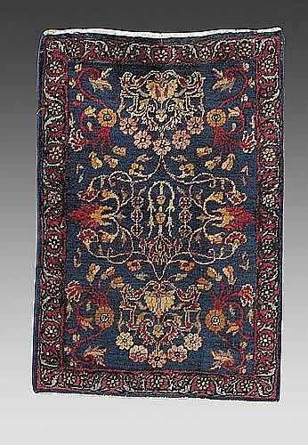 Antique Persian Isfahan carpet