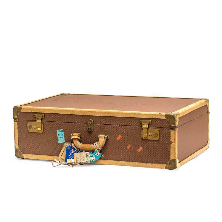 A Bottega Veneta travel trunk
