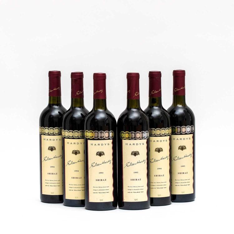 (3) 1993 Hardys Eileen Hardy Shiraz