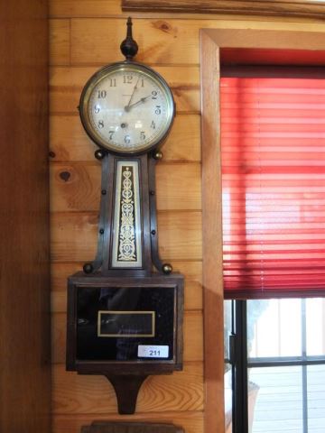 Antique Ingraham Banjo Wall Clock