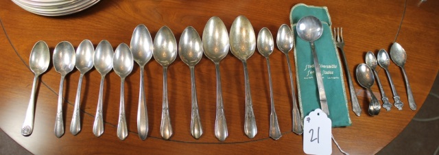 Assorted Silverplate Flatware
