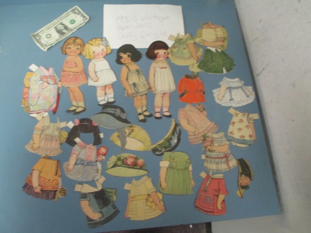 Vintage 1930s Dolly Dingle Paper Dolls