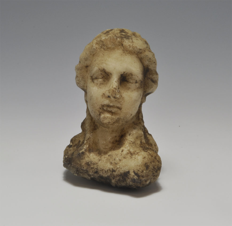 Roman Marble Female Bust