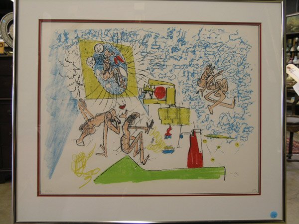 423A: Roberto Matta, American, lithograph