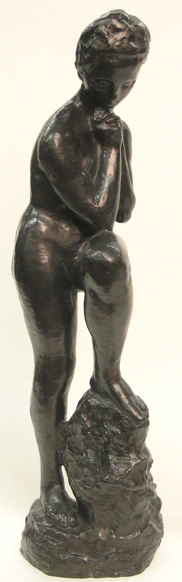 6489: Bronze sculpture, atr. Wilhelm Lehmbruck