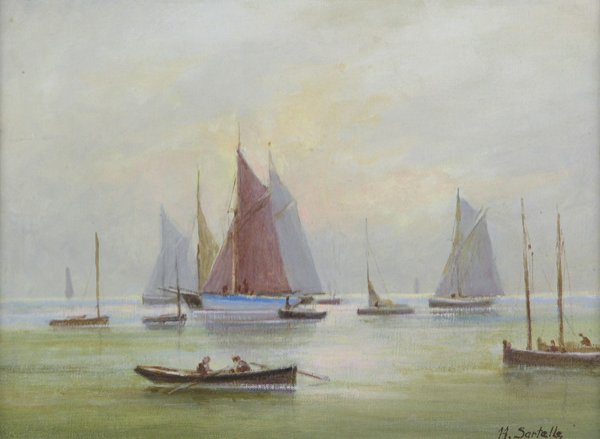 2159: Painting Sailboats Herbert Sartelle
