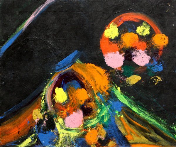 4255: Painting, E. Amadeo, Abstract