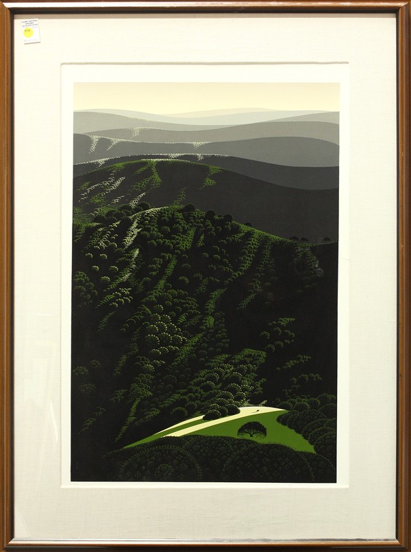 4768: Screenprint, Eyvind Earle, Hidden Valley