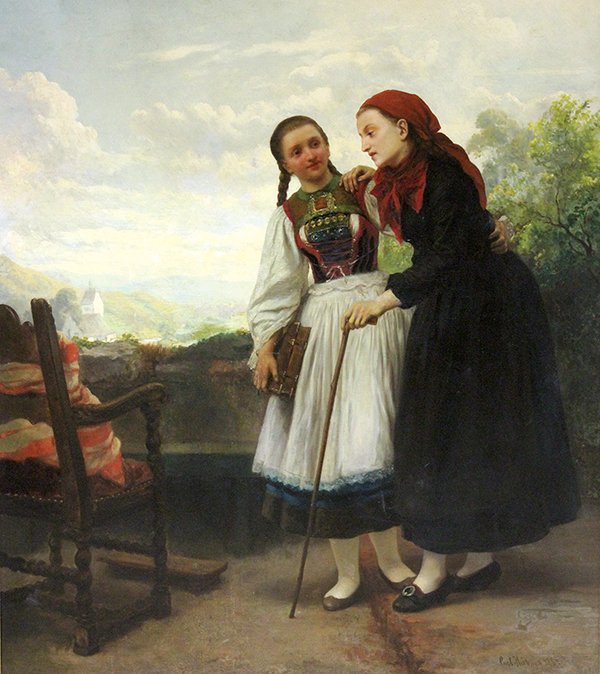 Painting by Carl Wilhelm Huber