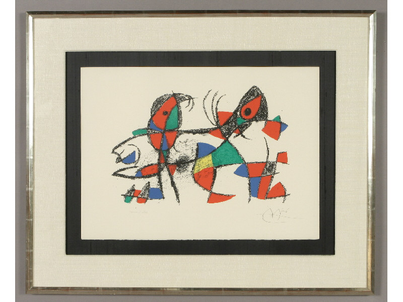 Joan Miro color lithograph "Lithographs II,"