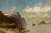 MORTEN MÜLLER 1828 Holmestrand (Norwegen) - 1911 Düsseldorf Fisc