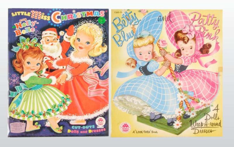 Lot of 2: Uncut Merrill Paper Doll Book.