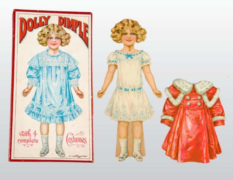 Lot of "Dolly Dimple" Boxed Paper Doll.
