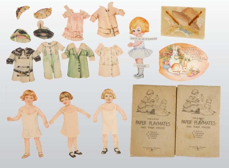 Lot of Paper Dolls And Paper Doll Greeting Cards.