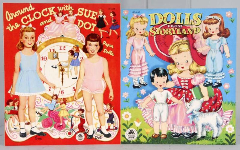 Lot of 2: Merrill Paper Doll Sets.
