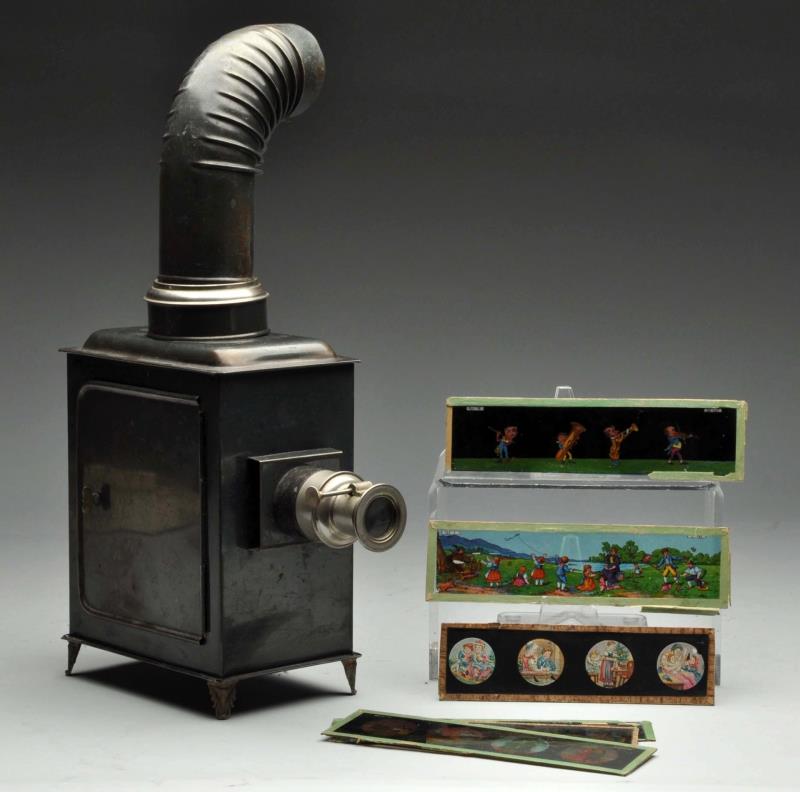 Magic Lantern with Glass Slides.