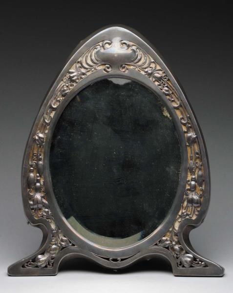 Art Nouveau Sterling Dressing Table Mirror.