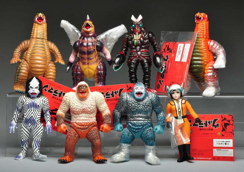 Large Lot of Vinyl Figures.
