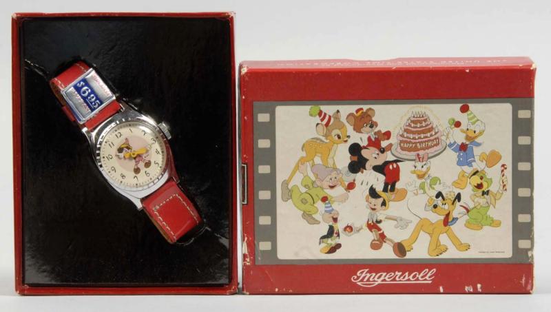 Ingersoll Disney Pinocchio Wrist Watch.